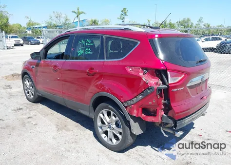2014 Ford Escape Titanium z USA, uszkodzony, nr VIN 1FMCU0J98EUD14361